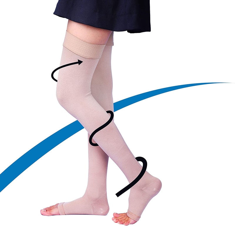 4 WAY VARICOSE VEIN STOCKING HALF BELOW KNEE – Nebula Orthosys